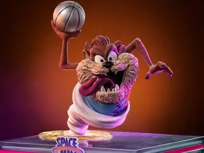 Statue space jam 2 taz 1/10